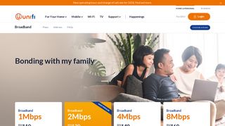 Fixed Broadband - Unlimited Internet Plans For Homes | unifi