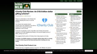 iCharity Club Review: An $18.6 billion dollar gifting scheme?