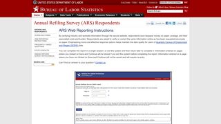 Annual Refiling Survey (ARS) Web Reporting Instructions