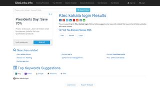 Ktec kahala login Results For Websites Listing - SiteLinks.Info