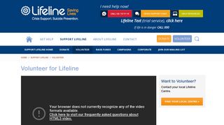 Volunteer - Lifeline Australia