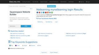 Netlearning mynetlearning login Results For Websites Listing