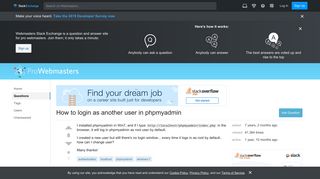 authentication - How to login as another user in phpmyadmin ...