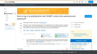 How to log in to phpMyAdmin with WAMP, what is the username and ...