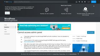 login - Cannot access admin panel - WordPress Development Stack ...