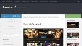 FakeHub Password | PasswordsZ