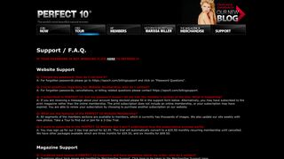 Support - Perfect 10 - Perfect10.com