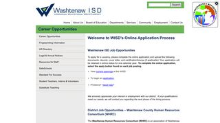 Career Opportunities | Washtenaw ISD