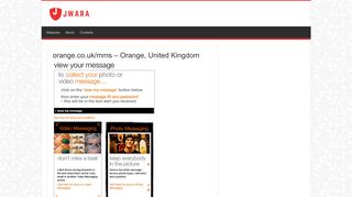 orange.co.uk/mms – Orange, United Kingdom | JWARA.COM