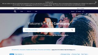 Legacy bits of O2 website: http://mmsi2legacy.o2.c... - O2 Community