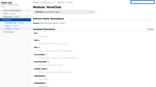 Module: NnmClub — Documentation for nnmClub_api (0.1.4)