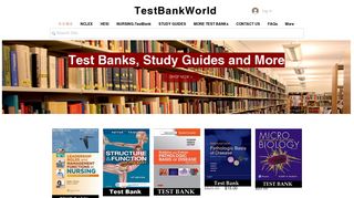 TestBankWorld - NURSING TEST BANKS - Study Guides