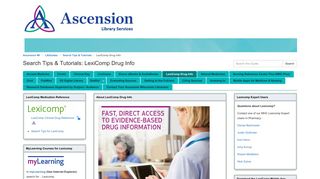LexiComp Drug Info - Search Tips & Tutorials - LibGuides at ...