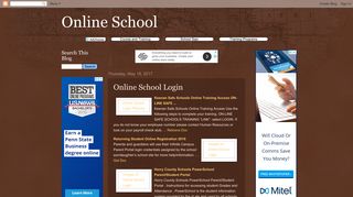 Online School: Online School Login