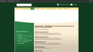 Robson, Renee / Math Websites - Medford Township Public Schools