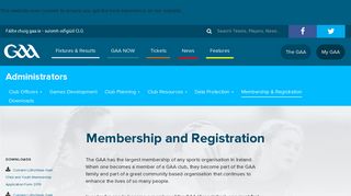 Membership and Registration - GAA