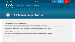 GAA Management System | GAA DOES - Learning GAA