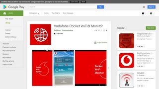 Vodafone Pocket WiFi® Monitor - Apps on Google Play