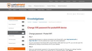Change Wifi password for pocketWifi device - Knowledgebase ...