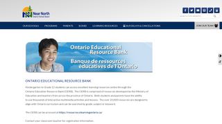 Ontario Education Resource Bank – Near North District School Board