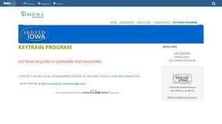KeyTrain Program | skillediowa.gov