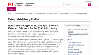 External Advisory Bodies - Canada.ca