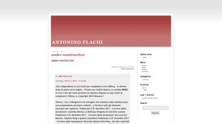 under construction : comments « ANTONINO FLACHI - Centra