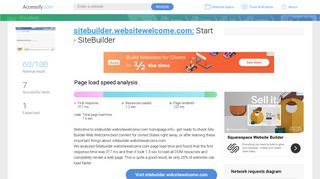 Access sitebuilder.websitewelcome.com. Start - SiteBuilder