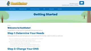 Getting Started - HostGator