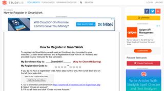 How to Register in SmartWork - studylib.net