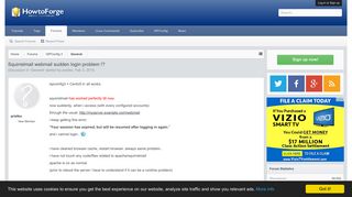 Squirrelmail webmail sudden login problem !? | Howtoforge - Linux ...