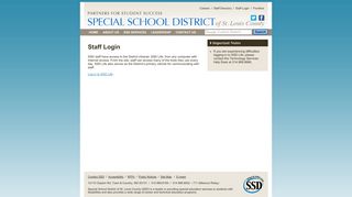 Staff Login - Special School District
