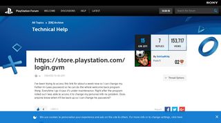 https://store.playstation.com/login.gvm - PlayStation Forum
