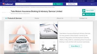 Tata Motors Insurance Broking & Advisory Service Limited, Mumbai ...