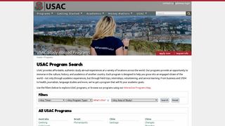 Study Abroad Programs | USAC