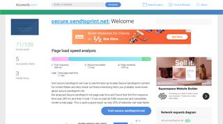Access secure.sendtoprint.net. Welcome