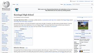 Kooringal High School - Wikipedia
