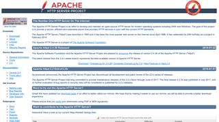 Welcome! - The Apache HTTP Server Project
