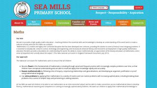 Maths - Sea Mills Primary School