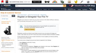 Amazon.com Help: Register or Deregister Your Fire TV