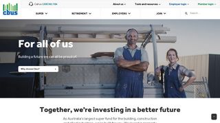 Superannuation - Invest in a better future | Cbus Super
