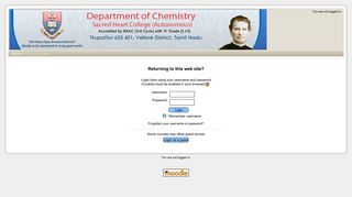 CHEMISTRY: Login to the site