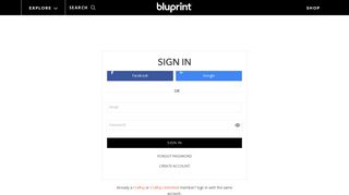 Sign In - Bluprint