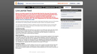 Live portal feed | dezrez