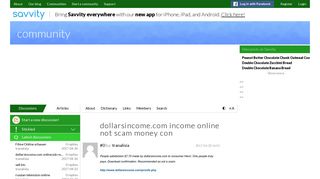 dollarsincome.com income online not scam money con - community ...