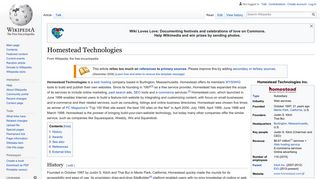 Homestead Technologies - Wikipedia