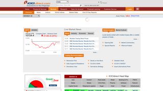 Live NSE / BSE Share & Stock Market Prices, News ... - ICICI Direct