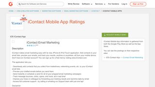iContact Mobile App Ratings | G2 Crowd