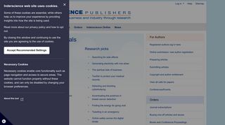 Inderscience Publishers - linking academia, business and industry ...