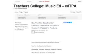 New York City Department of Education Live Webinar: Information ...